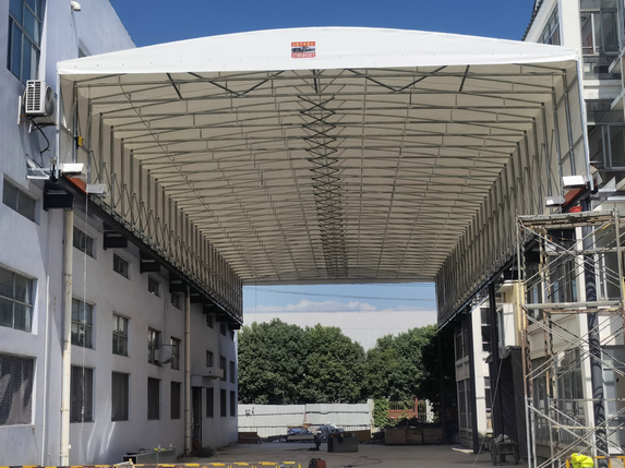 推拉雨棚活动雨棚电动雨棚