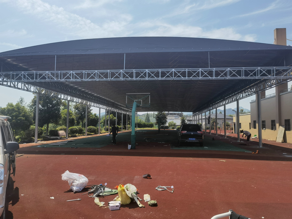 推拉雨棚活动雨棚电动雨棚