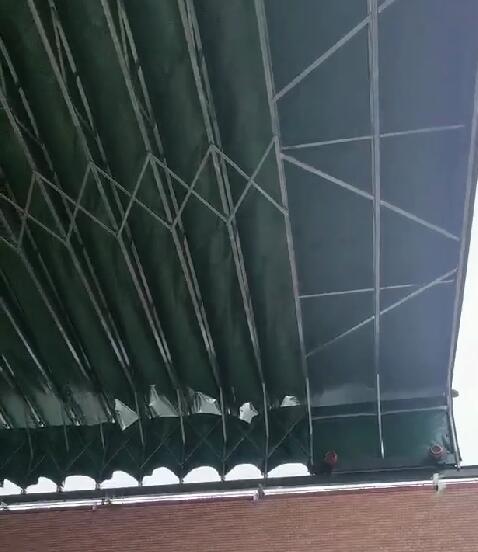 推拉雨棚活动雨棚电动雨棚